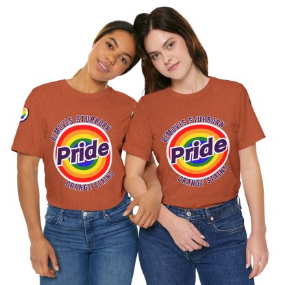 Pride Tee - Removes Orange Stains - Logoed Sleaves -Unisex - Image 35