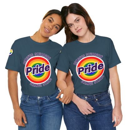 Pride Tee - Removes Orange Stains - Logoed Sleaves -Unisex - Image 70
