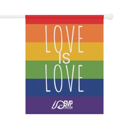 Love is Love garden Flag - Celebrate Pride and Inclusivity - Image 5