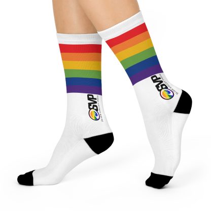 Crew Socks: Rainbow Socks for Silver Valley Pride - Image 2