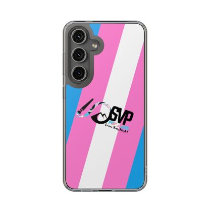 Samsung Trans Flag Clear Phone Case - Galaxy 24/Plus/Ultra - Image 2