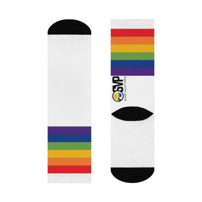 Crew Socks: Rainbow Socks for Silver Valley Pride - Image 4