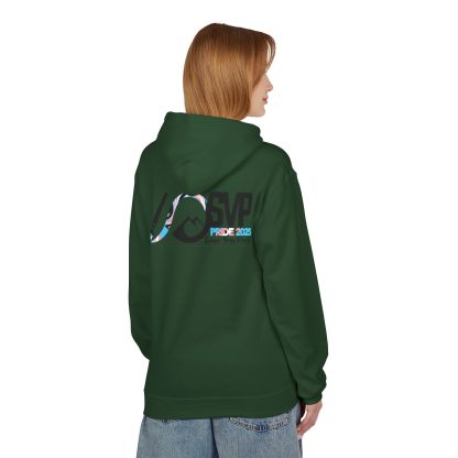 Soft Unisex Hoodie- Silver Valley Pride 2025 Event Trans Flag Logo - Image 20