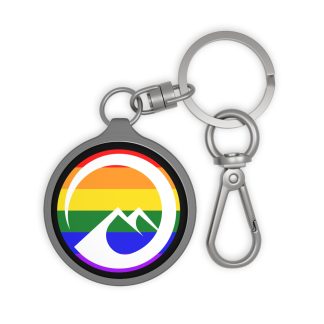 Silver Valley Pride Logo Keychain