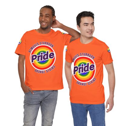 Pride Tee - Removes Orange Stains - Logoed Sleaves -Unisex - Image 12