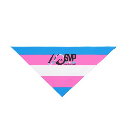 Dog Bandana - Trans Flag Silver Valley Pride 2025 Event Logo - Image 2