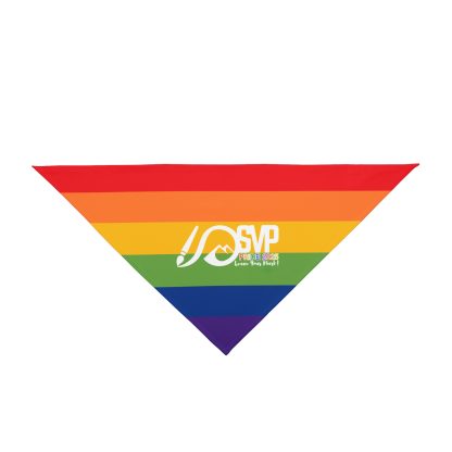 Dog Bandana - Rainbow Silver Valley Pride 2025 Event Logo - Image 2
