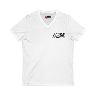Unisex V-Neck Tee – Everyday Style with a Splash of Pride