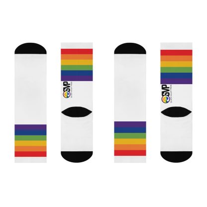 Crew Socks: Rainbow Socks for Silver Valley Pride - Image 3